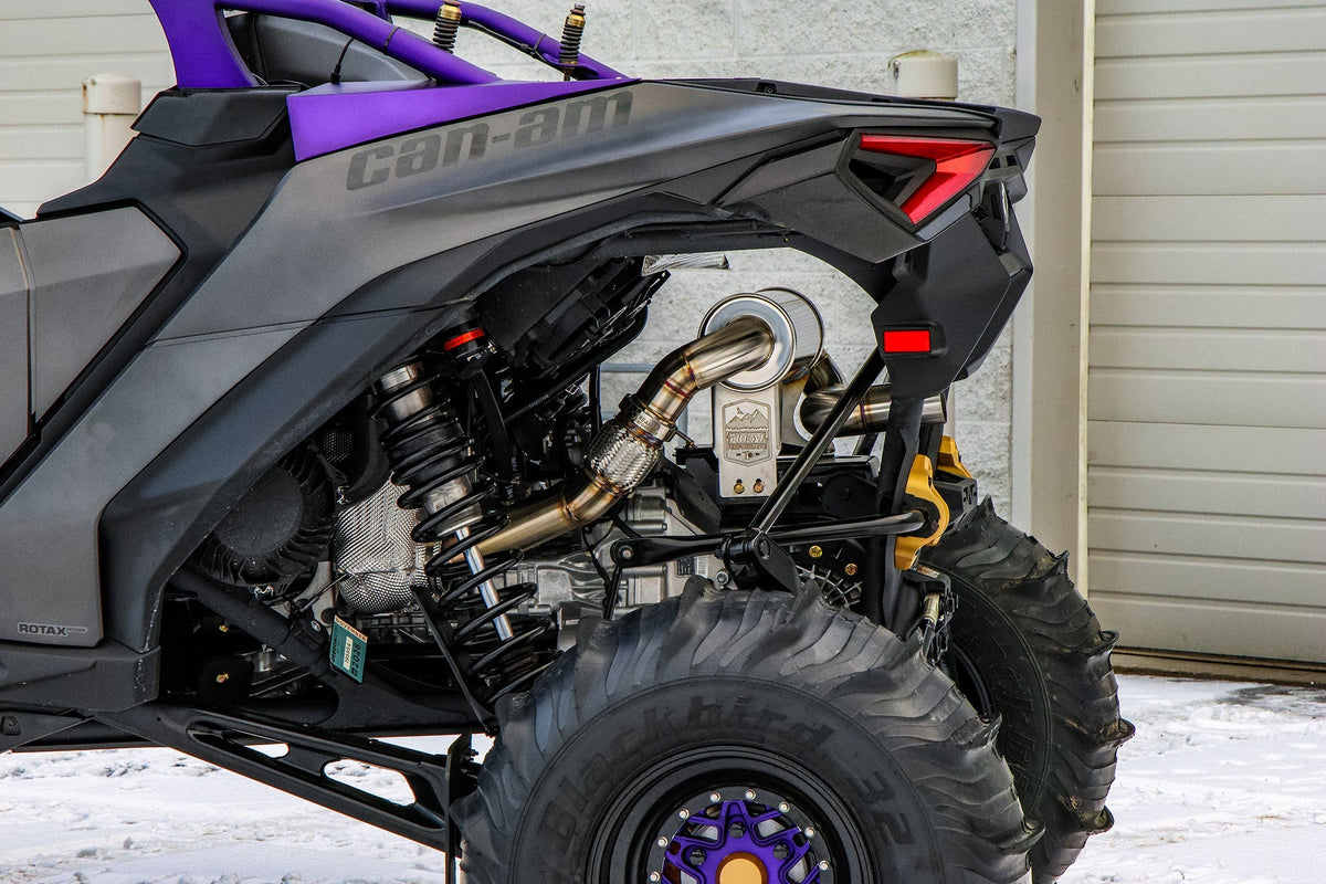 Treal Performance 2024–2025 Can-Am Maverick R &quot;Outlaw&quot; Exhaust-Exhaust-Treal Performance B2B-2024-2025 2-Seat-Black Market UTV