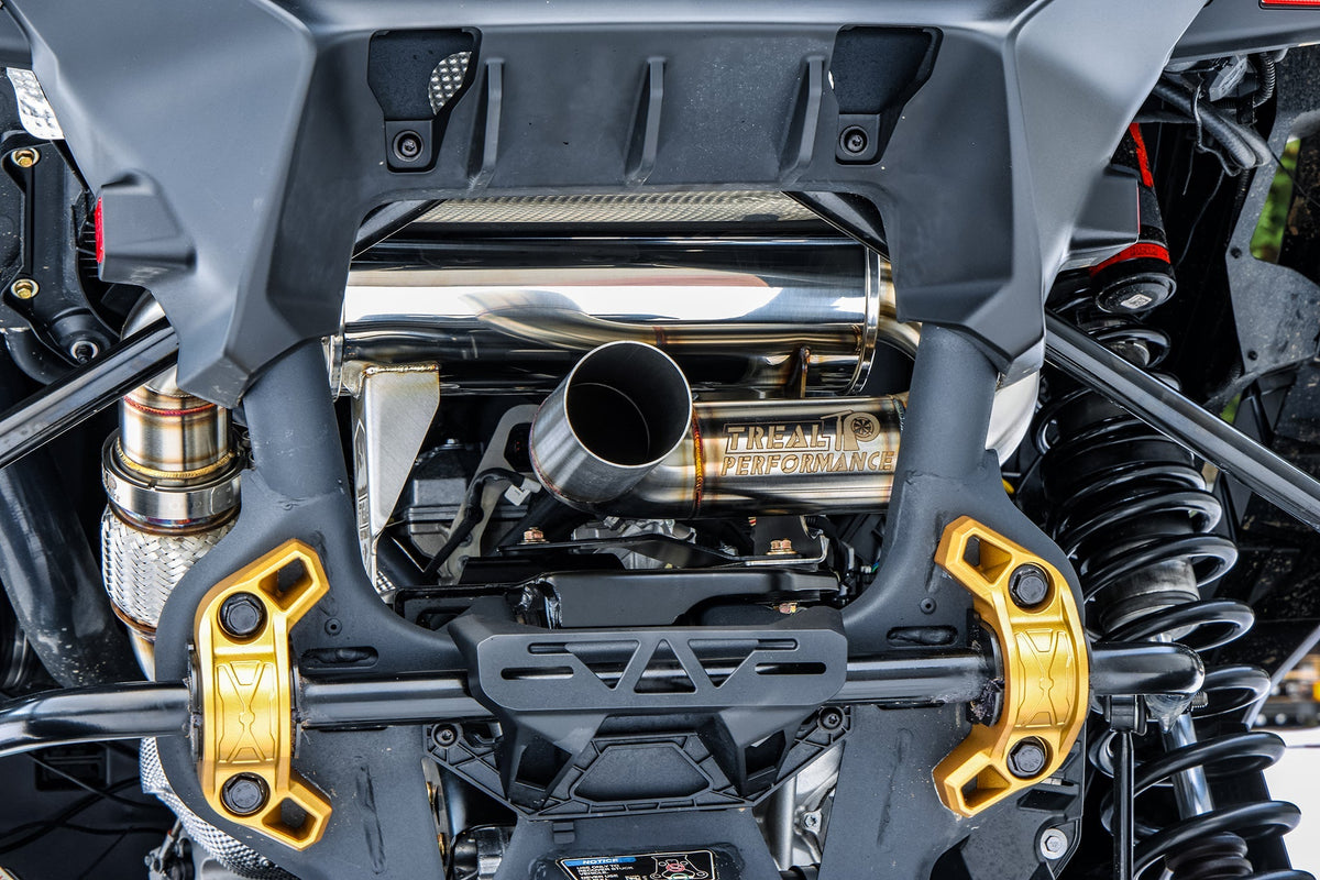 Treal Performance 2024–2025 Can-Am Maverick R &quot;Outlaw&quot; Exhaust-Exhaust-Treal Performance B2B-2024-2025 2-Seat-Black Market UTV