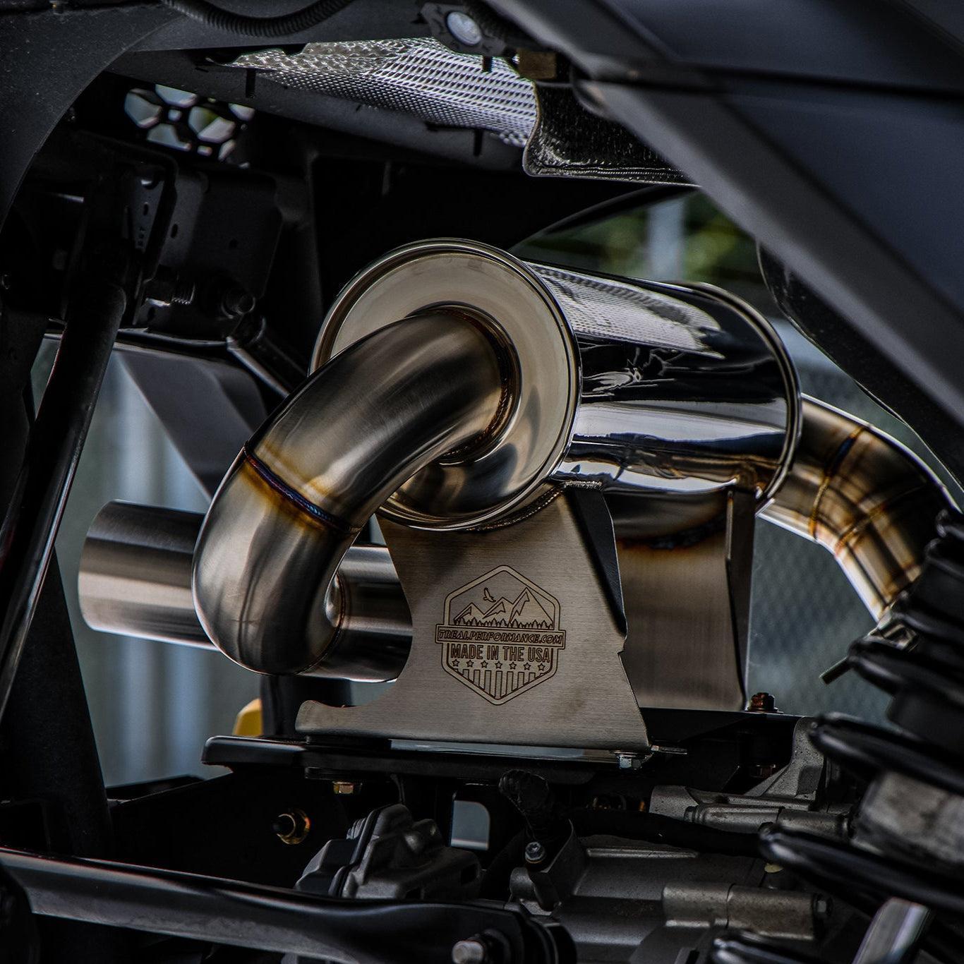 Treal Performance 2024–2025 Can-Am Maverick R "Outlaw" Exhaust-Exhaust-Treal Performance B2B-2024-2025 2-Seat-Black Market UTV