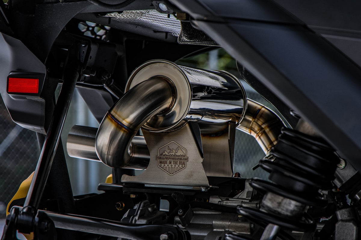 Treal Performance 2024–2025 Can-Am Maverick R "Outlaw" Exhaust-Exhaust-Treal Performance B2B-2024-2025 2-Seat-Black Market UTV