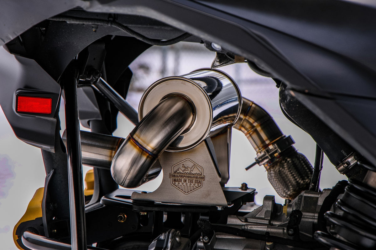 Treal Performance 2024–2025 Can-Am Maverick R "Outlaw" Exhaust-Exhaust-Treal Performance B2B-2024-2025 2-Seat-Black Market UTV