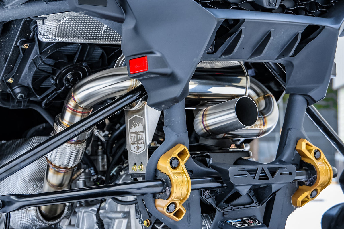 Treal Performance 2024–2025 Can-Am Maverick R &quot;Outlaw&quot; Exhaust-Exhaust-Treal Performance B2B-2024-2025 2-Seat-Black Market UTV