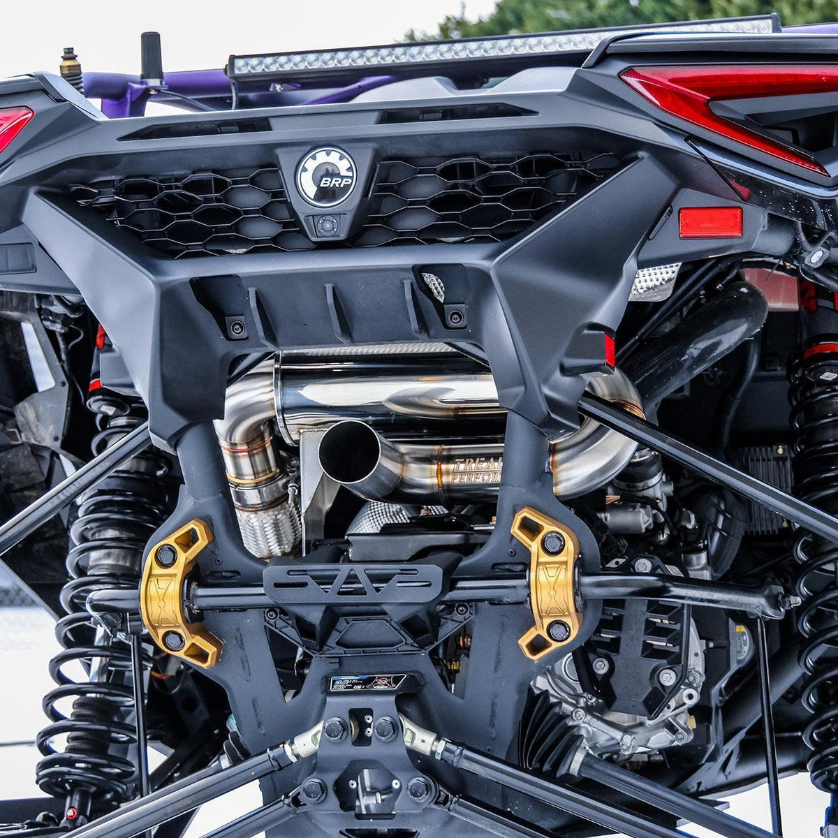 Treal Performance 2024–2025 Can-Am Maverick R &quot;Outlaw&quot; Exhaust-Exhaust-Treal Performance B2B-2024-2025 2-Seat-Black Market UTV