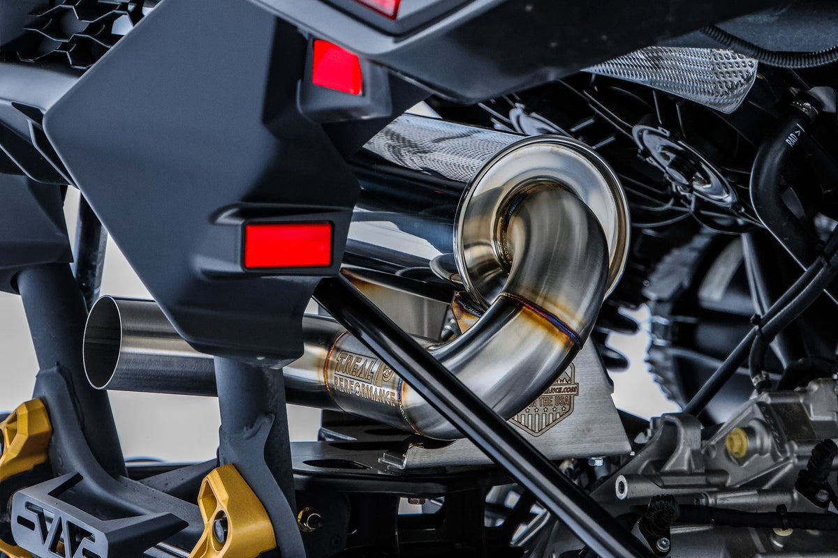Treal Performance 2024–2025 Can-Am Maverick R "Outlaw" Exhaust-Exhaust-Treal Performance B2B-2024-2025 2-Seat-Black Market UTV