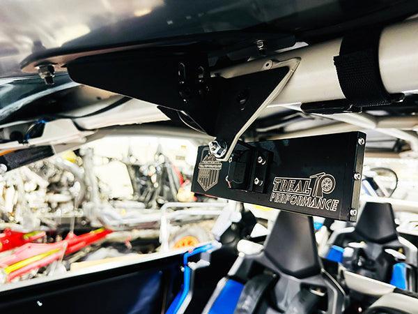 Treal Performance| Curved UTV Rear View Center Mirror w/ LED Light-LIGHTS-Treal Performance B2B-9&quot;-Black Market UTV