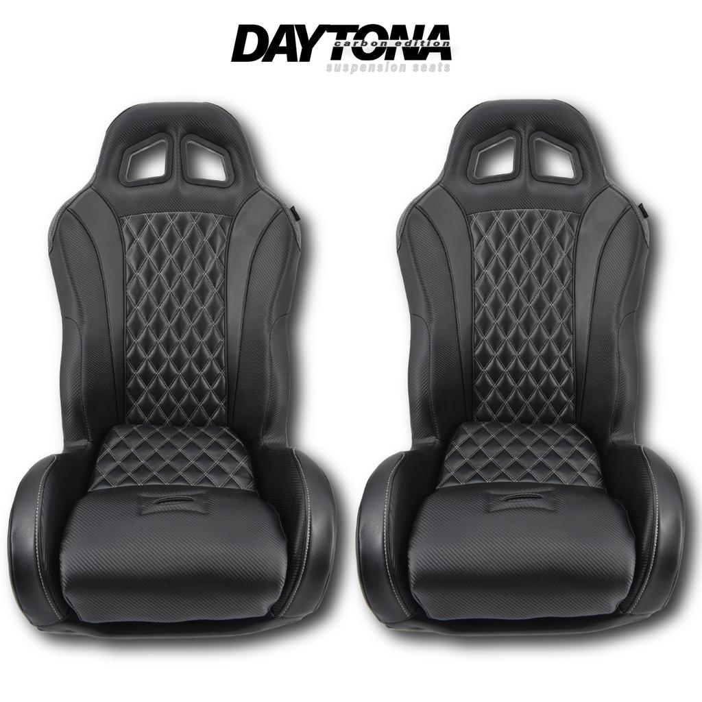 (BLACK) CARBON EDITION DAYTONA SEATS-Seat-Aces Racing-Polaris RZR/General-Black Market UTV