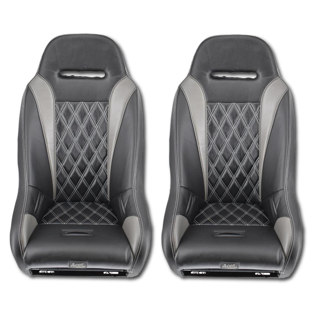 Apex Suspension Seats-Seats-Aces Racing-Black-Polaris RZR 2014-2023 1000/Turbo-Black Market UTV