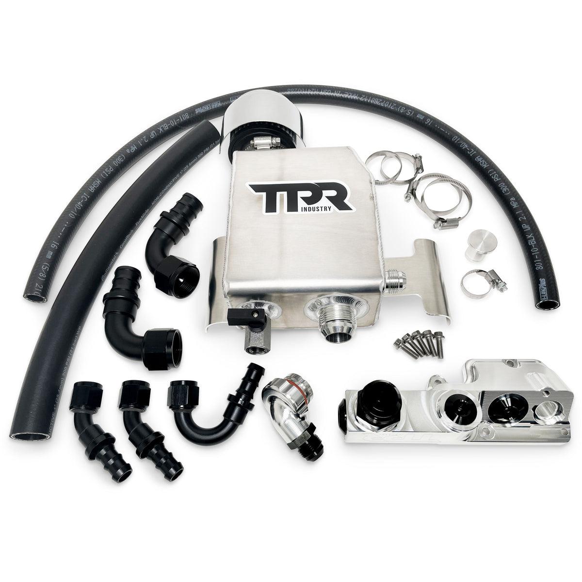 TPR Catch Can Kit for Polaris RZR Pro XP, Turbo R & XP Turbo/S-Catch Can-EVP-Pro XP or Turbo R-Black Market UTV