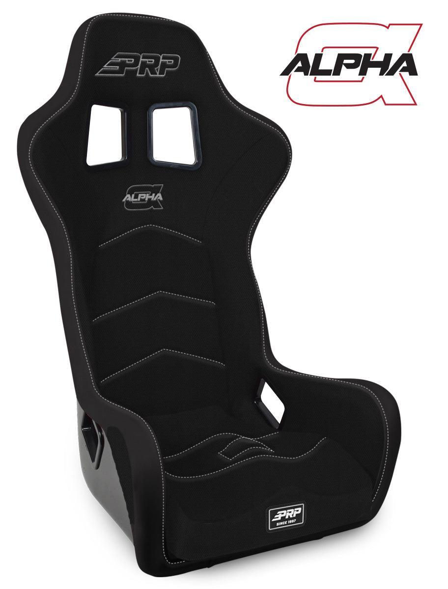 Alpha Extra Wide Composite Race Seat-Seats-PRP Seats-Black Cloth-Black Market UTV