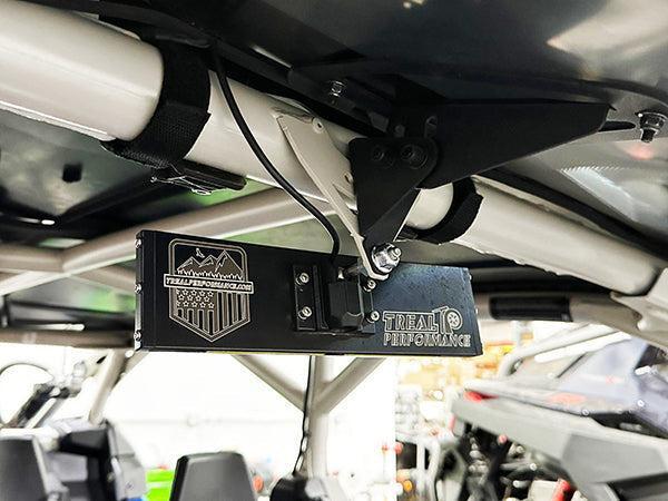 Treal Performance| Curved UTV Rear View Center Mirror w/ LED Light-LIGHTS-Treal Performance B2B-9&quot;-Black Market UTV