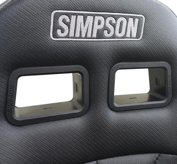 Simpson Performance Products Vortex II Suspension Seat-Seats-Simpson-Black/Black-Black Market UTV