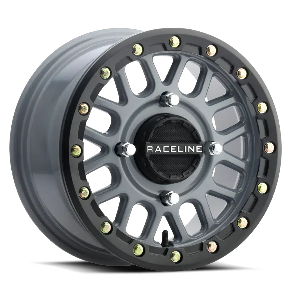 Raceline - A93SG Podium Beadlock-Wheels-Raceline-14x7 I 4x110 I +10mm-Black Market UTV