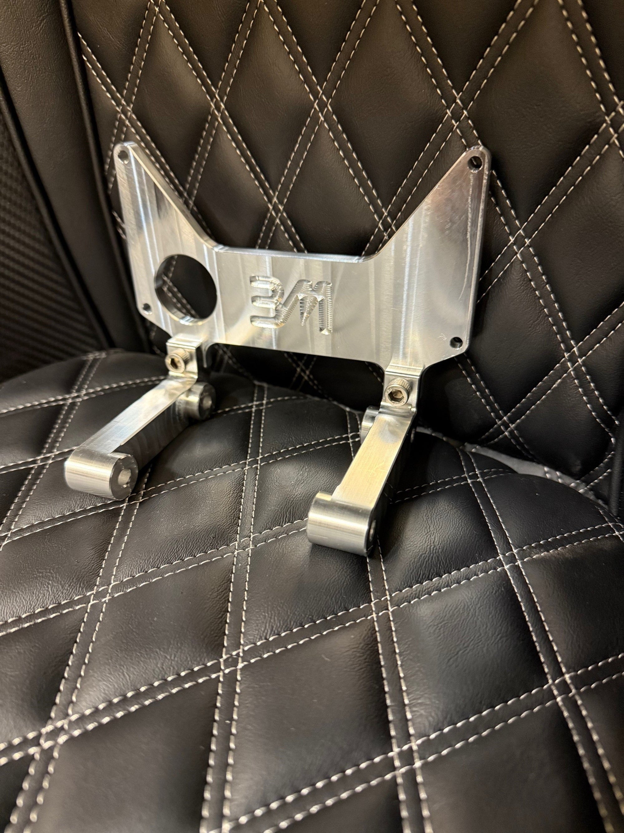 Maverick R AEM CD-5 Mount-Black Market UTV Dealer-Machined Raw Aluminum-Black Market UTV