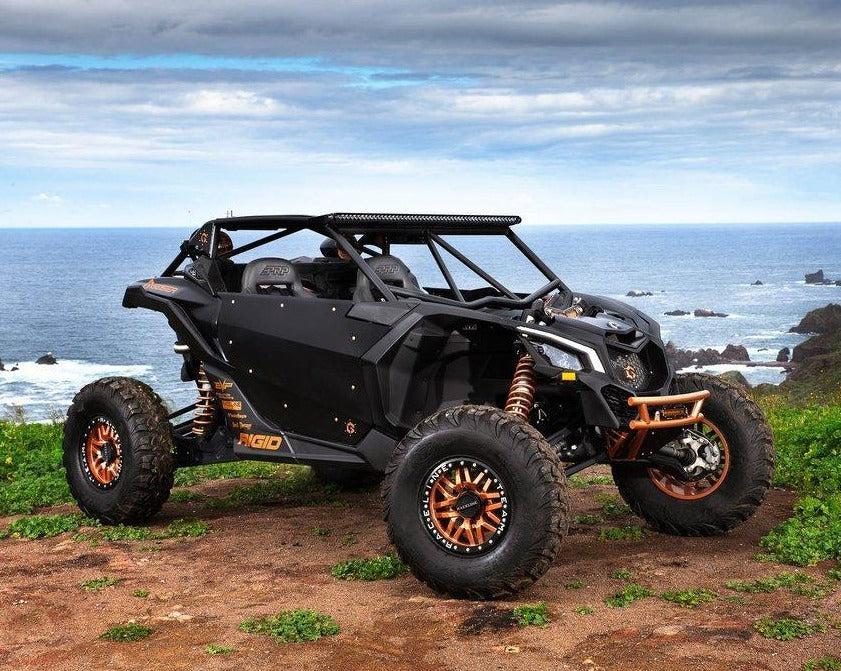 CAN AM X3 BOLT ON 2-SEAT ROLL CAGE-Roll Cage-Geiser-Raw-Black Market UTV