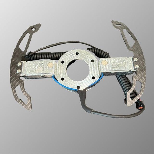 Carbon Fiber Paddle Shifter for 6 Bolt Steering Wheel-Black Market UTV Dealer-black-Black Market UTV