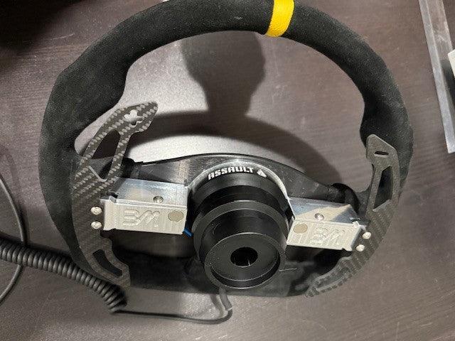 Carbon Fiber Paddle Shifter for 6 Bolt Steering Wheel-Black Market UTV Dealer-black-Black Market UTV