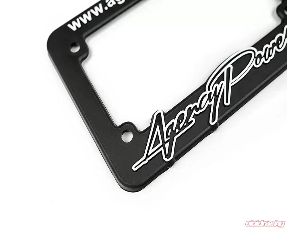 Agency Power Universal UTV License Plate Frame-plate-Agency Power-Black Market UTV