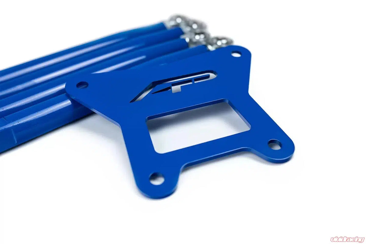 Agency Power Adjustable Rear Radius Arms Blue Polaris RZR Turbo S 2018-2021-Radius Arms-Agency Power-blue-Black Market UTV