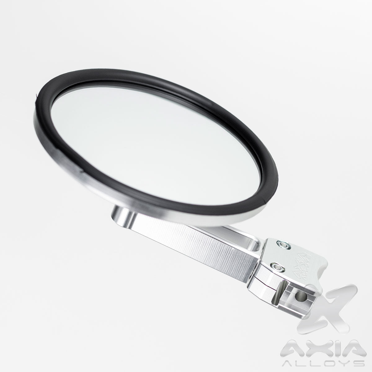 5" Round Convex Glass Extended Billet Arm Side Mirror - Axia Alloys