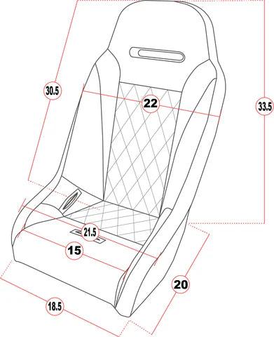 SUSPENSION SEATS OVERSTOCK-Seat-Aces Racing-Black-Daytona-Black Market UTV