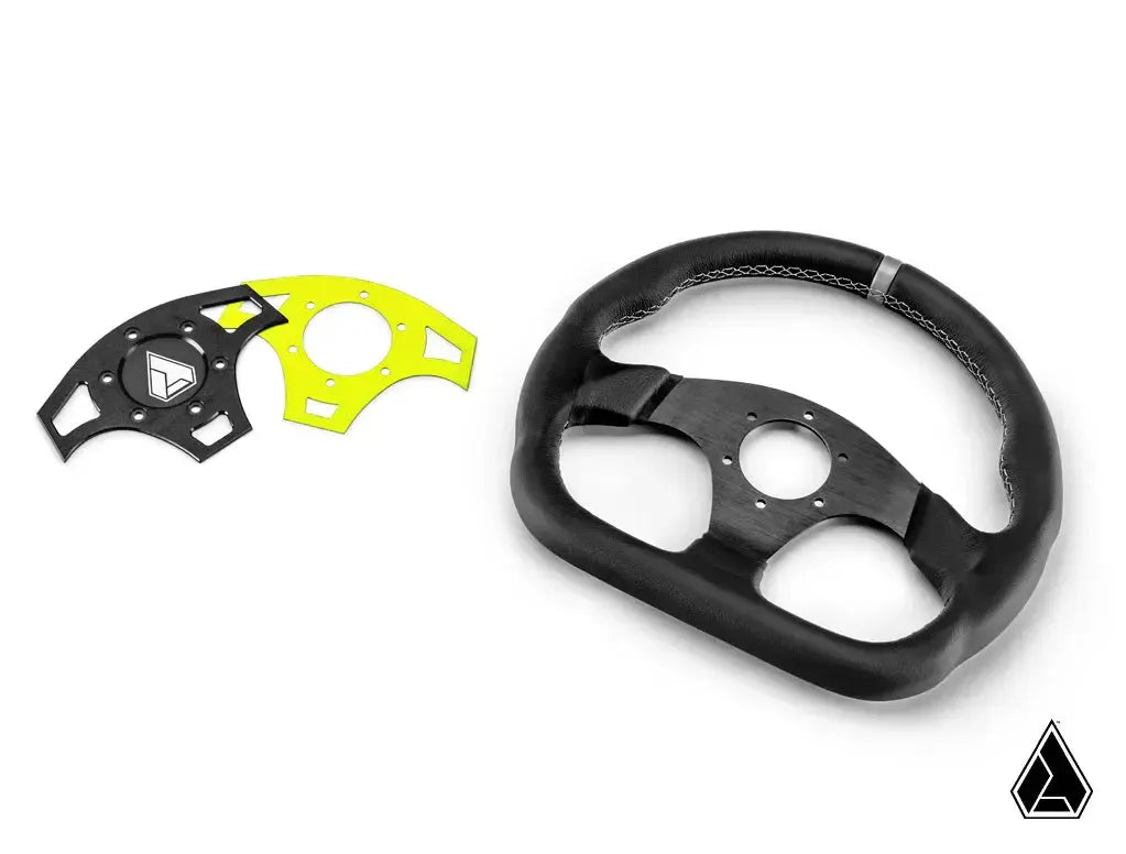 Universal Ballistic D V2 UTV Steering Wheel-Steering Wheel-Assault Industries-Lime Squeeze-Black Market UTV