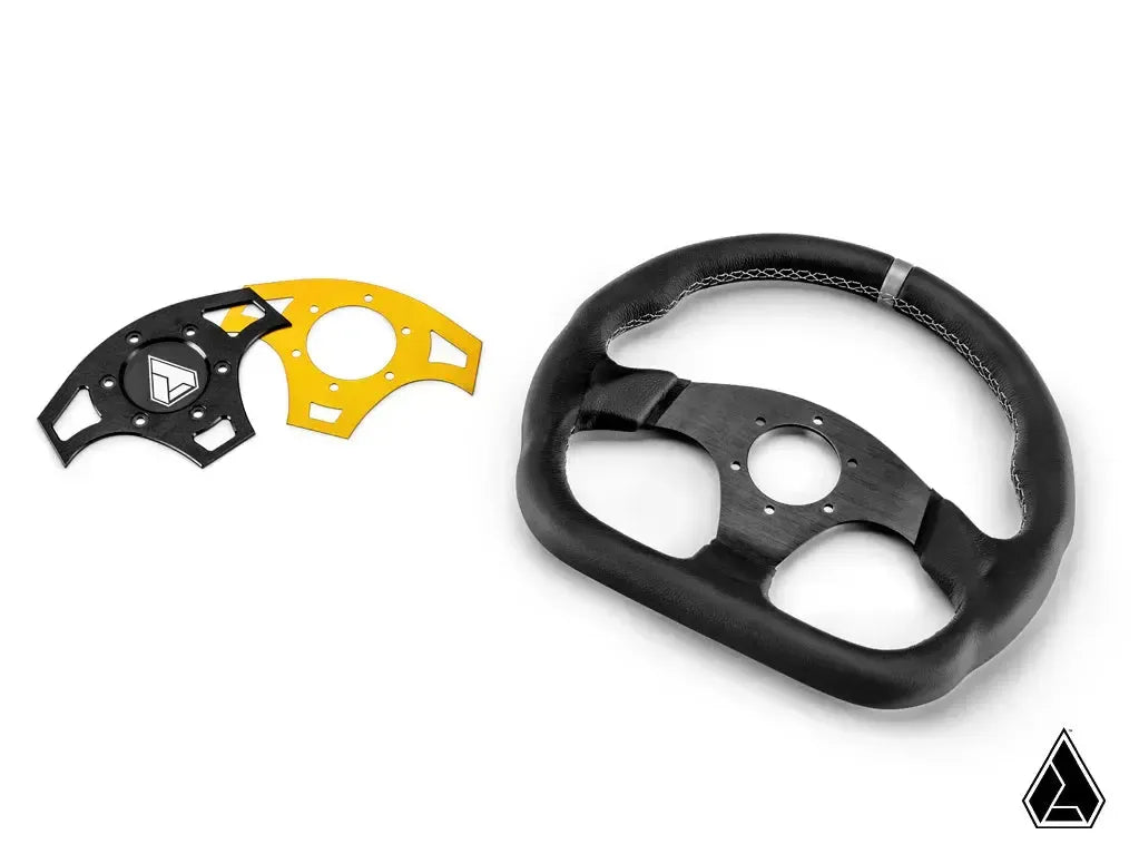 Universal Ballistic D V2 UTV Steering Wheel-Steering Wheel-Assault Industries-Yellow-Black Market UTV