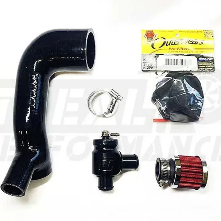 2020-2025 Can-Am X3 Turbo Blow Off Valve Kit: TurboSmart-BOV-Treal Performance-Filter w/ Black Outerwear BOV Cover-Black Market UTV