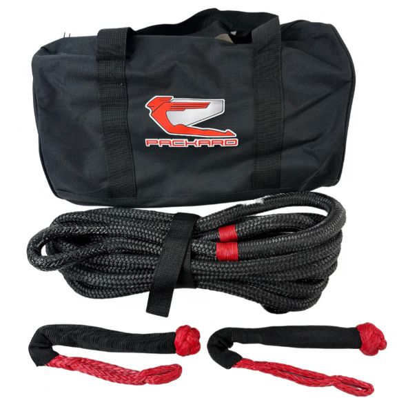 Kinetic Recovery Rope with 2 Soft Shackles-Packard Performance-Black Market UTV