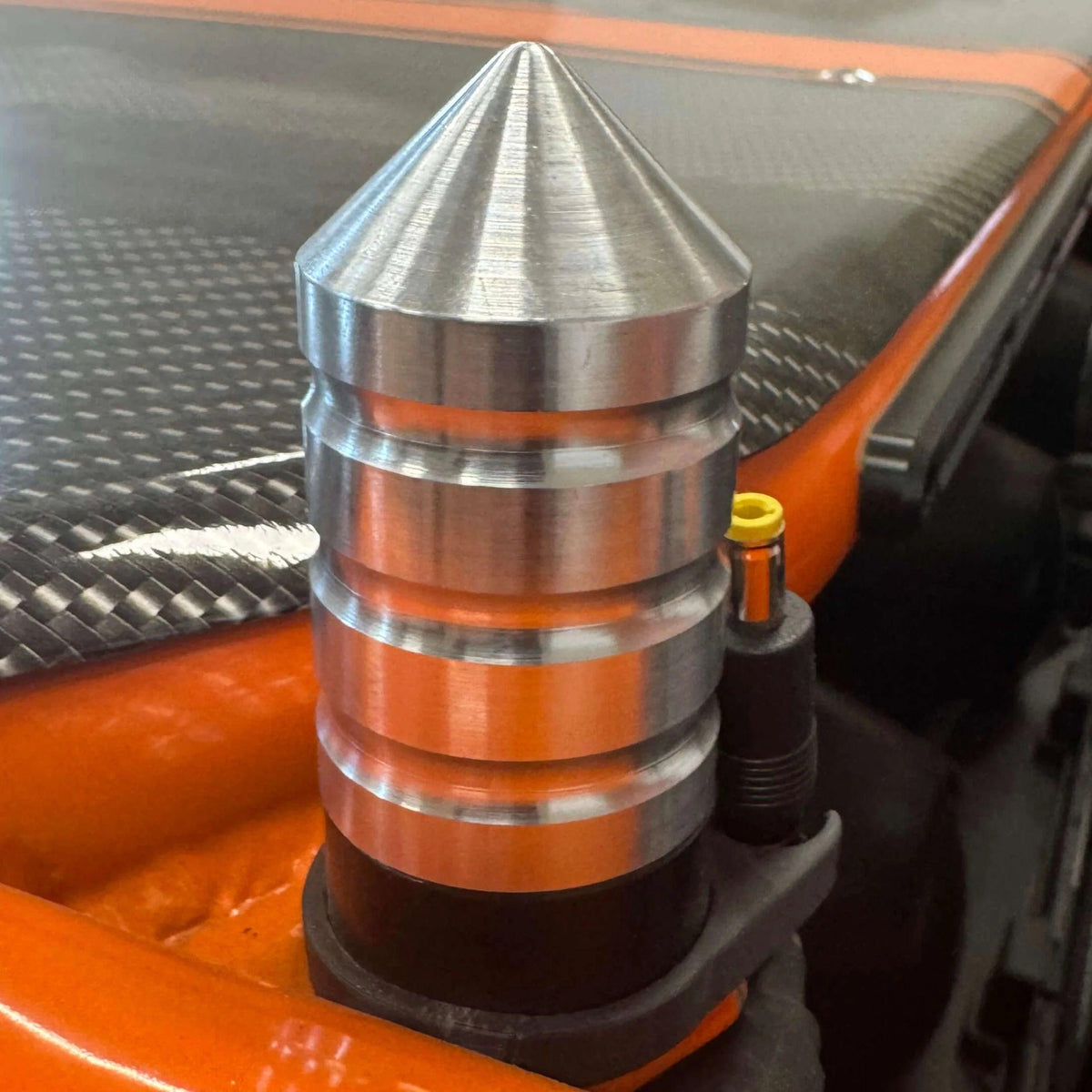 Billet Magnet Base Caps by Marshin Whips-whip accessories-Marshin Whips-Single-V2 Black and Billet-Black Market UTV