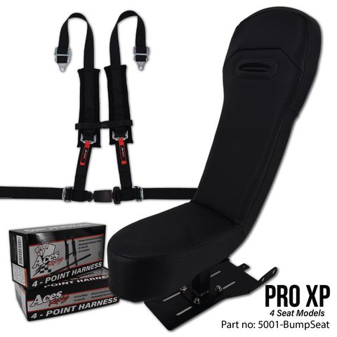 PRO XP Bump Seat-Seats-Aces Racing-No Harness-Black Market UTV