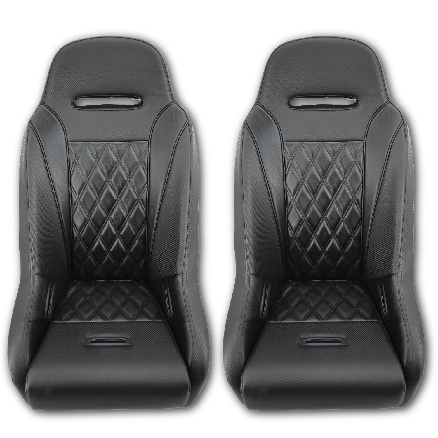 Apex Suspension Seats-Seats-Aces Racing-Black-Polaris RZR 2014-2023 1000/Turbo-Black Market UTV