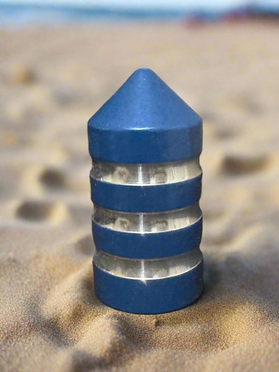 Billet Magnet Base Caps by Marshin Whips-whip accessories-Marshin Whips-Single-INTENSE BLUE-Black Market UTV