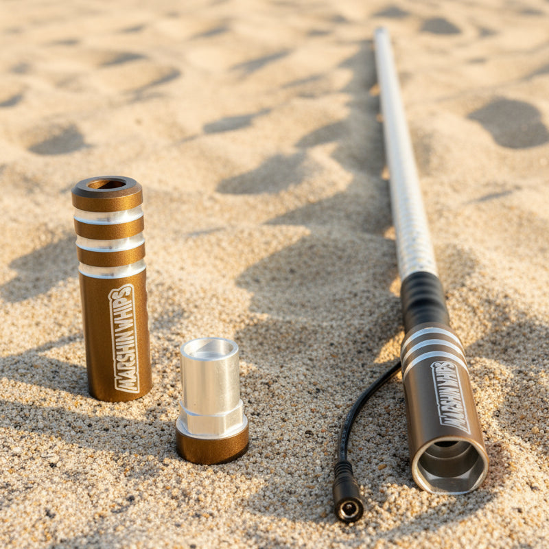 Game Changer LED Whip - Red, White & Blue Single Edition-Marshin Whips-2 FT-BRONZE-Black Market UTV