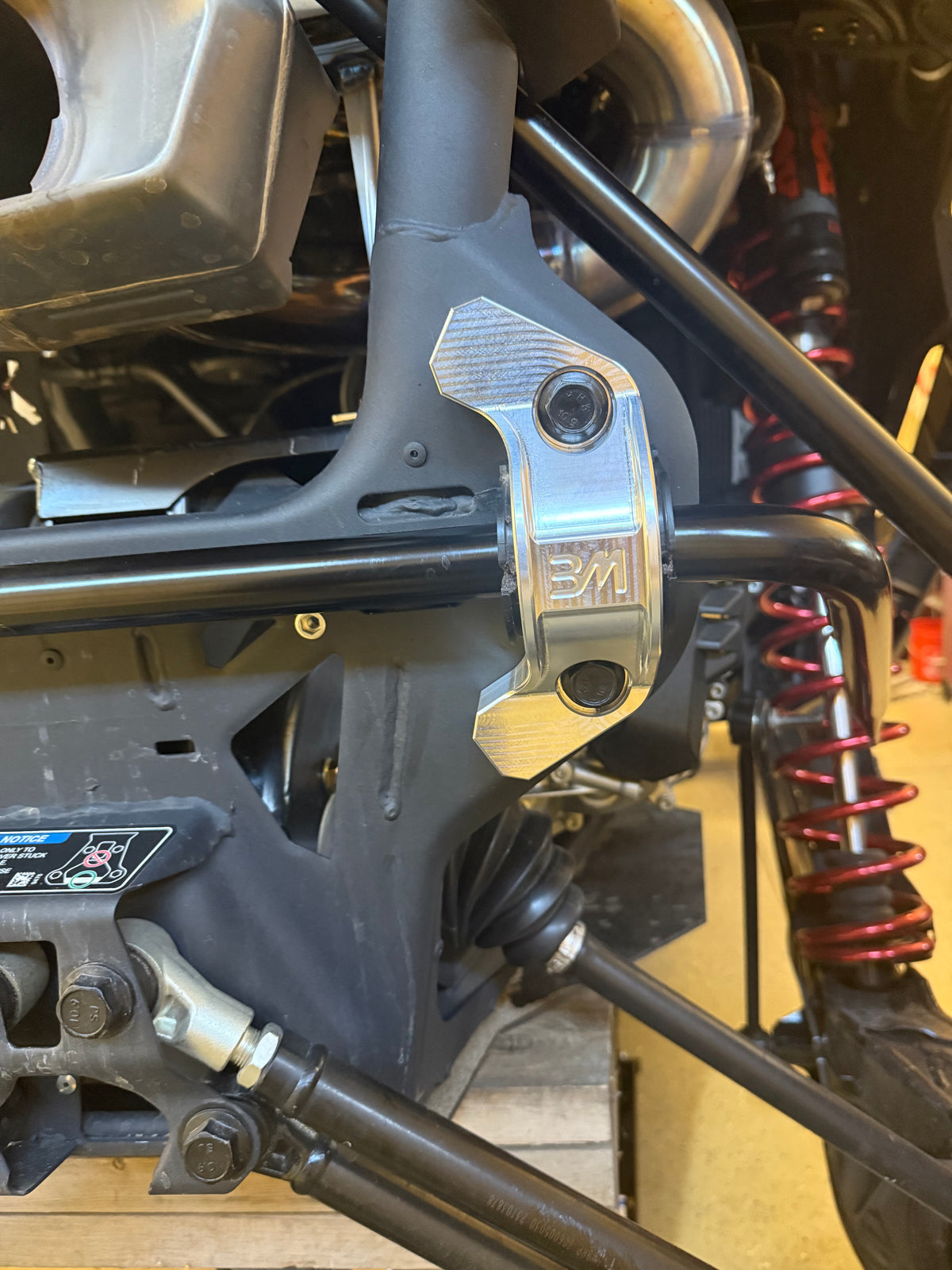Maverick R Rear Sway Bar Mounts-Black Market UTV-Black Market UTV