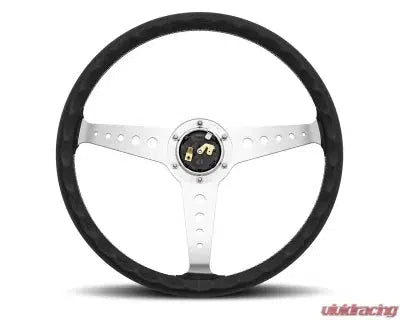 MOMO Heritage California Black Leather 360mm Steering Wheel-Steering Wheel-MOMO-Black Market UTV