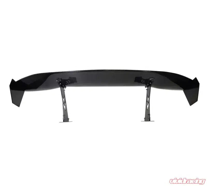 NRG Carbon Fiber 69 Inch Universal Rear Spoiler Logo Stand Cut and End Plate-Carbon Fiber-NRG-Black Market UTV