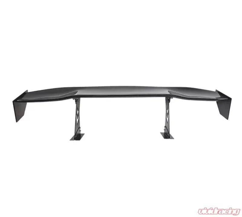 NRG Carbon Fiber 69 Inch Universal Rear Spoiler Logo Stand Cut and End Plate-Carbon Fiber-NRG-Black Market UTV