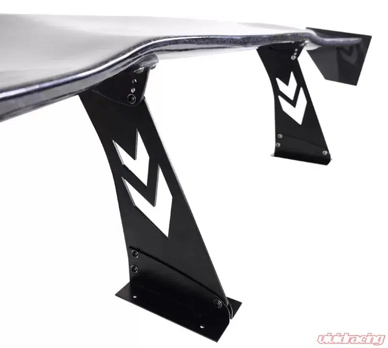 NRG Carbon Fiber 69 Inch Universal Rear Spoiler Diamond-Honey Stand Cut Out and End Plate-Carbon Fiber-NRG-Black Market UTV