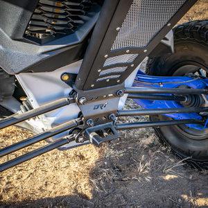 DRT CAN AM MAVERICK X3 2017+ DUAL SHEER RADIUS ROD PLATE-Radius Rod Plate-DRT Motor Sports-Black Market UTV