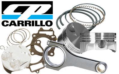 CP-CARRILLO 10.5:1 FORCED INDUCTION RZR PRO R PISTONS-Pistons-Packard Performance-Stock Bore-Black Market UTV