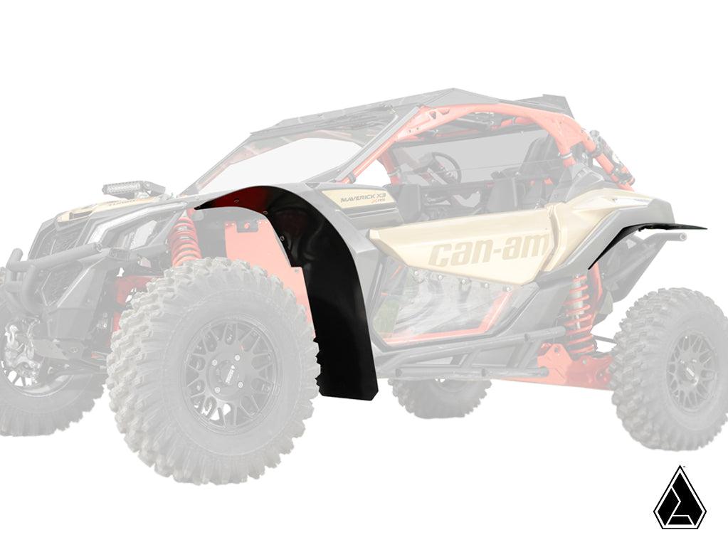 ASSAULT INDUSTRIES LOW-PROFILE FENDER FLARES (FITS CAN-AM MAVERICK X3)-Fender Flares-Assault Industries-Black Market UTV