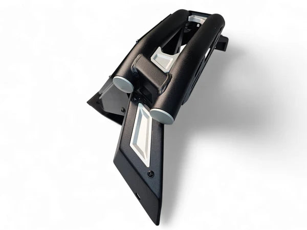 2017 + Can-Am X3 Maverick Amp Front Bumper-Bumper-Elektric Offroad Design-Baja Designs 10" OnX6+ Led Bar Driving/Combo Amber [pn #45013] (+$442.95)-OnX6/Hybrid/Laser/S8 w/Mode Switch (1 Bar) Wiring Harness [pn# 640122] (+$77.95)-Black Market UTV