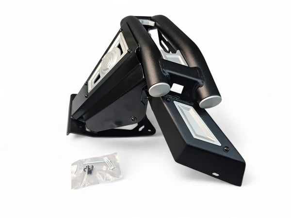 2017 + Can-Am X3 Maverick Amp Front Bumper-Bumper-Elektric Offroad Design-Baja Designs 10" OnX6+ Led Bar Driving/Combo Amber [pn #45013] (+$442.95)-OnX6/Hybrid/Laser/S8 w/Mode Switch (1 Bar) Wiring Harness [pn# 640122] (+$77.95)-Black Market UTV