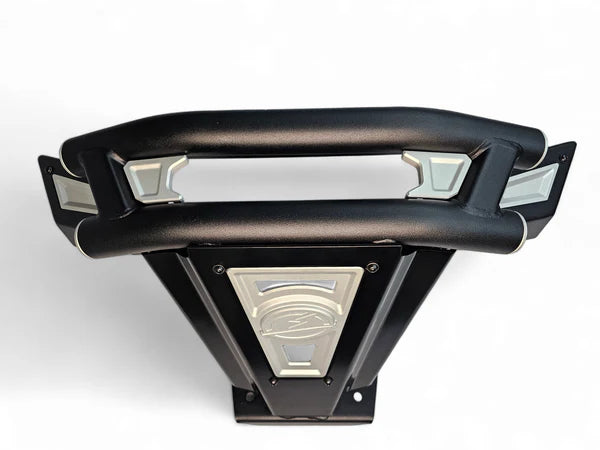 2017 + Can-Am X3 Maverick Amp Front Bumper-Bumper-Elektric Offroad Design-Baja Designs 10" OnX6+ Led Bar Driving/Combo Amber [pn #45013] (+$442.95)-OnX6/Hybrid/Laser/S8 w/Mode Switch (1 Bar) Wiring Harness [pn# 640122] (+$77.95)-Black Market UTV