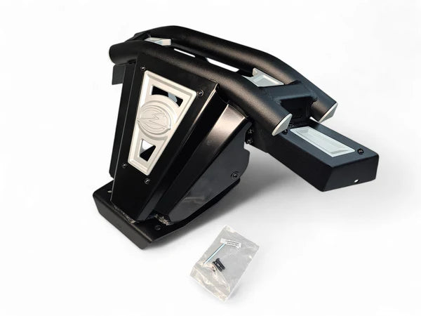 2017 + Can-Am X3 Maverick Amp Front Bumper-Bumper-Elektric Offroad Design-Baja Designs 10" OnX6+ Led Bar Driving/Combo Amber [pn #45013] (+$442.95)-OnX6/Hybrid/Laser/S8 w/Mode Switch (1 Bar) Wiring Harness [pn# 640122] (+$77.95)-Black Market UTV