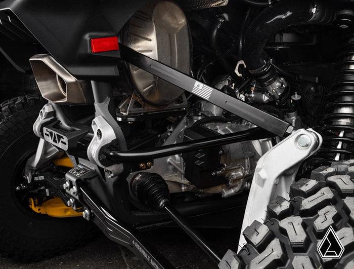 Assault Industries High-Clearance Billet Radius Arms (fits: Can-Am Maverick R)-Radius Rod Plate-Assault Industries-Radius Arms Only-Black Market UTV