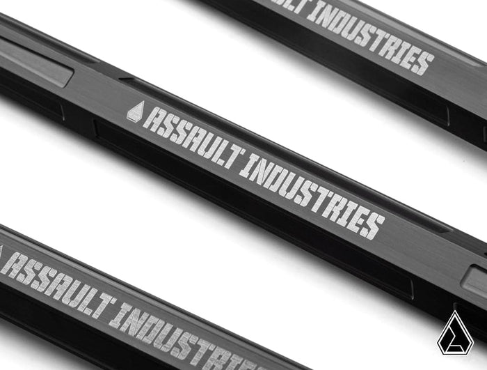 TURRET STYLE QUICK CAMBER RADIUS RODS (FITS: CAN-AM MAVERICK R)-Radius Rods-Assault Industries-Black Market UTV
