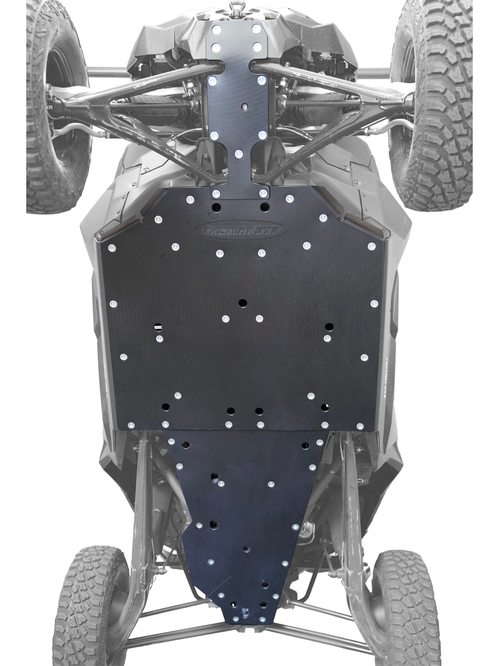 Can-Am Maverick R UHMW Skid Plate-Skid Plates-Factory UTV-Maverick R-1/2"-No X-Brace-Black Market UTV