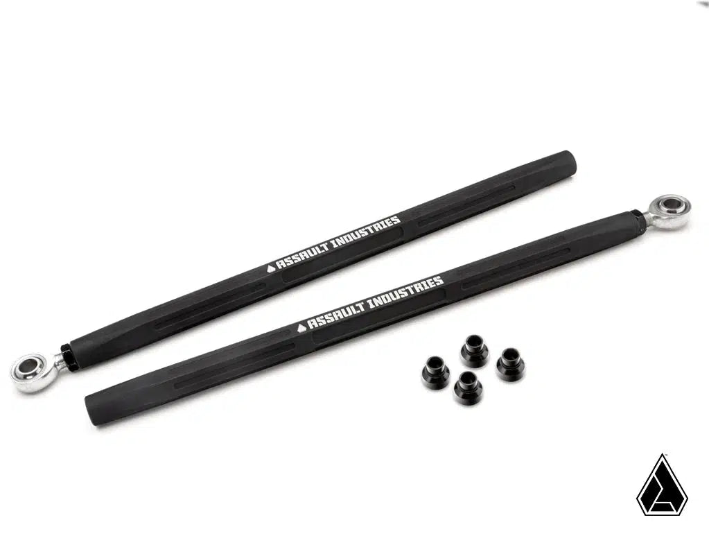 ASSAULT INDUSTRIES TURRET STYLE HEAVY DUTY TIE RODS (FITS: CAN-AM MAVERICK X3)-Tie Rods-Assault Industries-X RS-Black-Black Market UTV