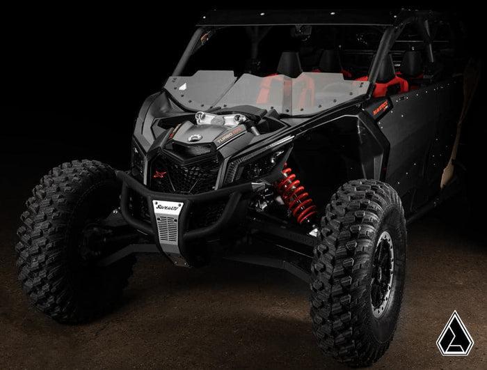 ASSAULT INDUSTRIES HALF WINDSHIELD (FITS: CAN-AM MAVERICK X3)-Windshield-Assault Industries-Black Market UTV